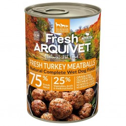 Alimentation complète à la dinde pour chien.