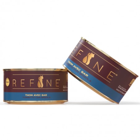 Nourriture humide est composée de thon et de bar pour  les chats adultes. Nourriture humide est composée de thon et de bar pour  les chats adultes.