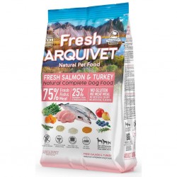 Aliment Arquivet pour les chiens adultes à la dinde et au saumon.
