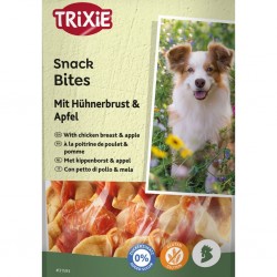 Snack Trixie à la poitrine de poulet et à la pomme pour chien.