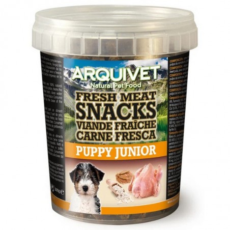 Friandises semi-humides pour chien au poulet de la marque Arquivet