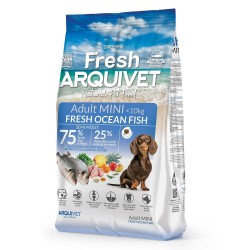 Aliment Arquivet pour les petits chiens aux poissons.