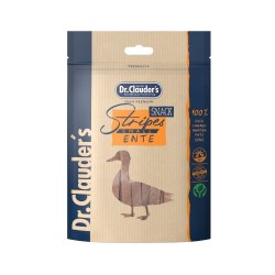 Friandise stripes small au canard pour chien