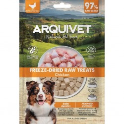 Friandises lyophilisées Arquivet au poulet pour chien.
