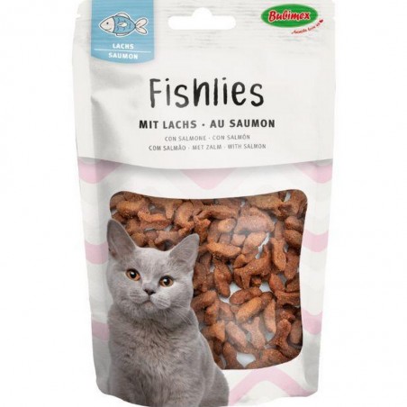 Friandises pour chat à base de saumon de la marque Bubimex