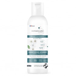 Shampooing apaisant pour les chiens et les chats de la marque Biogance.