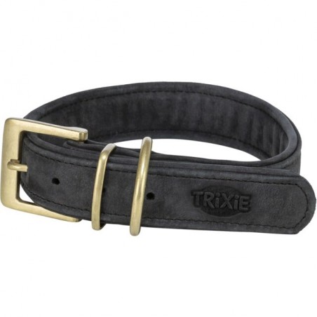 Collier en cuir nubuck de la marque trixie