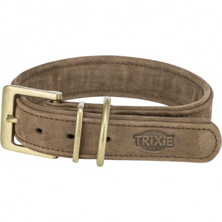 Collier en cuir nubuck de la marque trixie