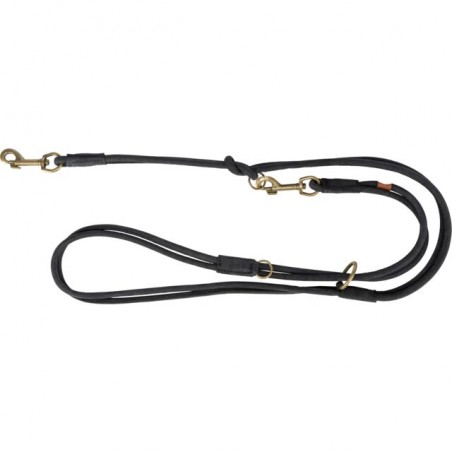 Laisse en cuir nubuck de la marque trixie
