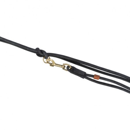 Laisse en cuir nubuck de la marque trixie