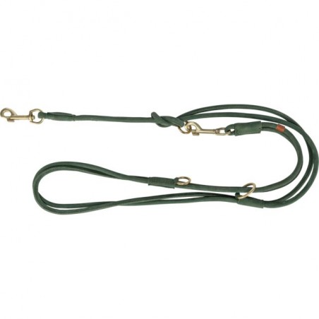 Laisse en cuir nubuck de la marque trixie
