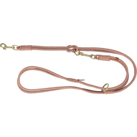 Laisse en cuir nubuck de la marque trixie