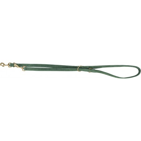 Laisse en cuir nubuck de la marque trixie