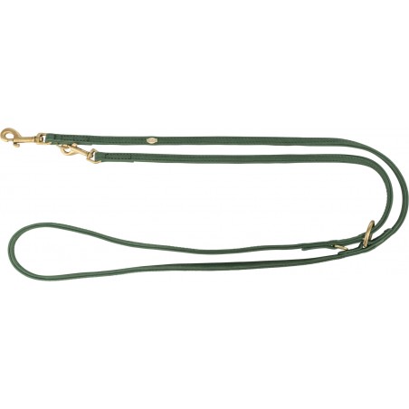Laisse en cuir nubuck de la marque trixie