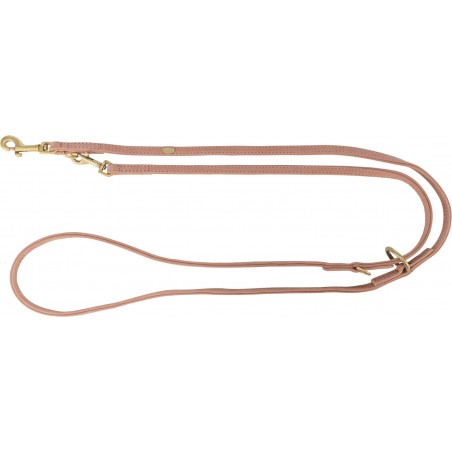 Laisse en cuir nubuck de la marque trixie