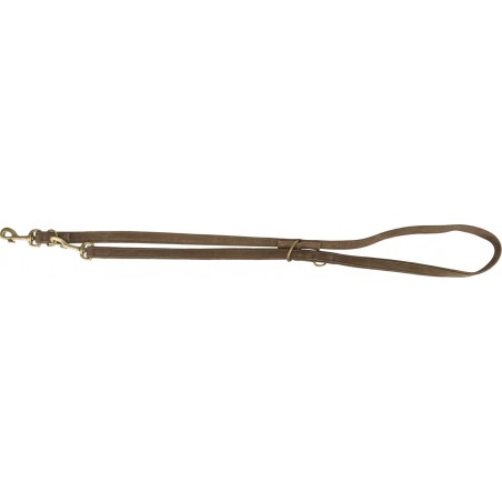 Laisse en cuir nubuck de la marque trixie