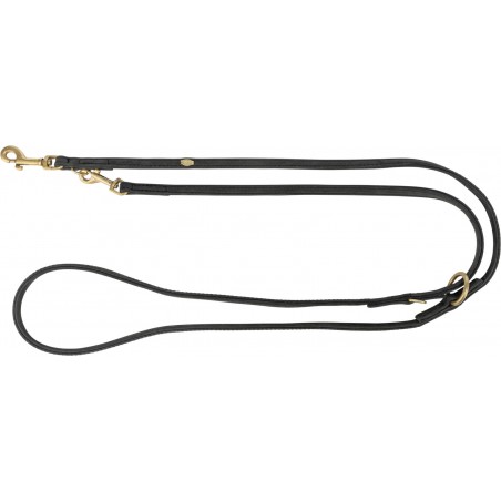 Laisse en cuir nubuck de la marque trixie