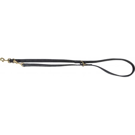 Laisse en cuir nubuck de la marque trixie