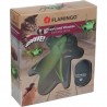 Jouet interactif chat en forme de sauterelle de la marque Flamingo.