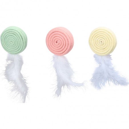Jouet pour chat circulaire de la marque Flamingo.