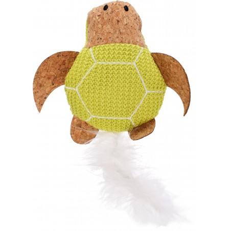 Jouet chat en forme de tortue de la marque Flamingo.